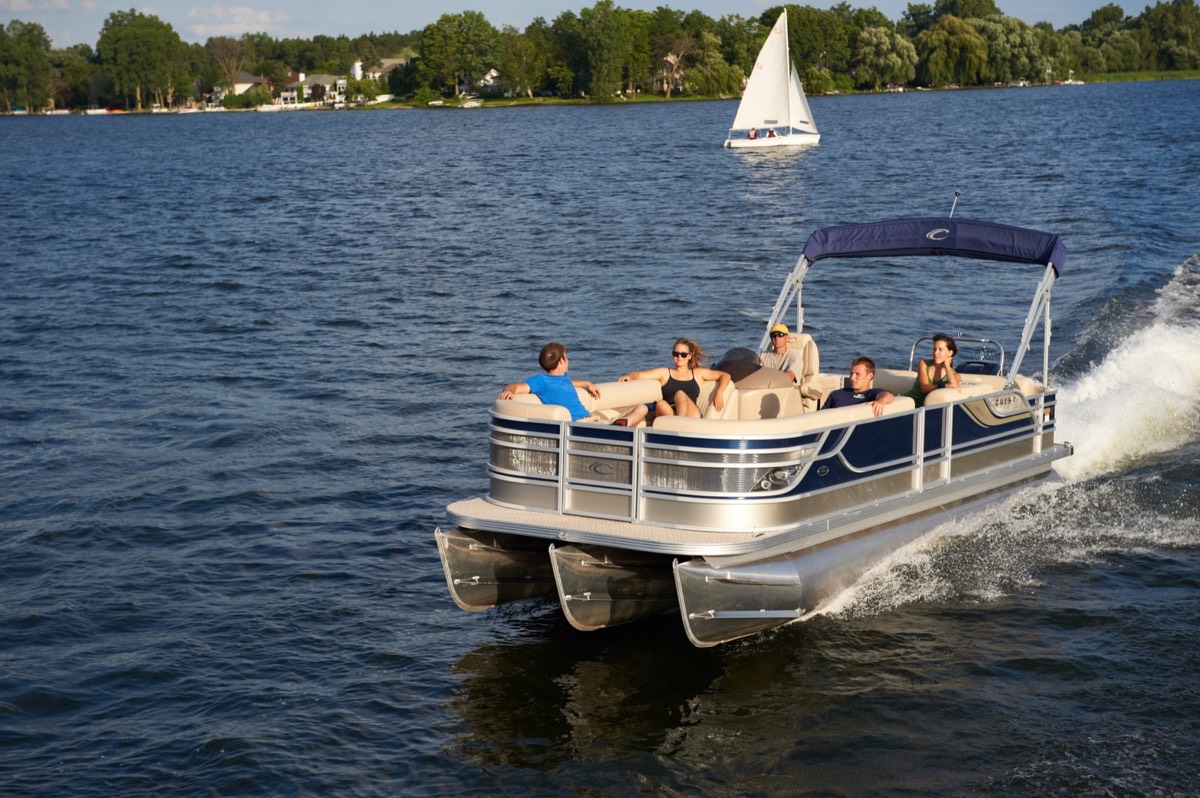 Rent a pontoon boat in Orange Beach